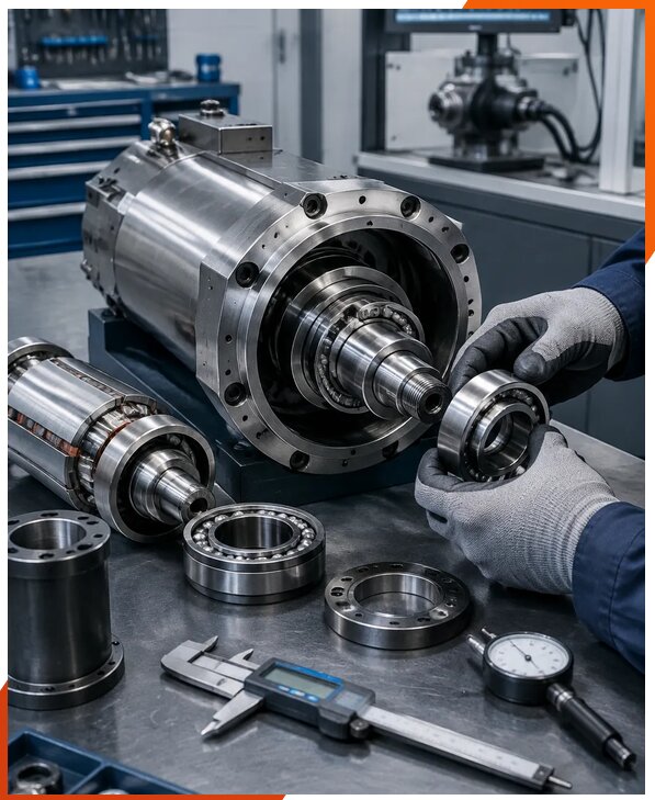 Ремонт мотор-шпинделей в Липецке от 15591 р. | ЮнионикРу
