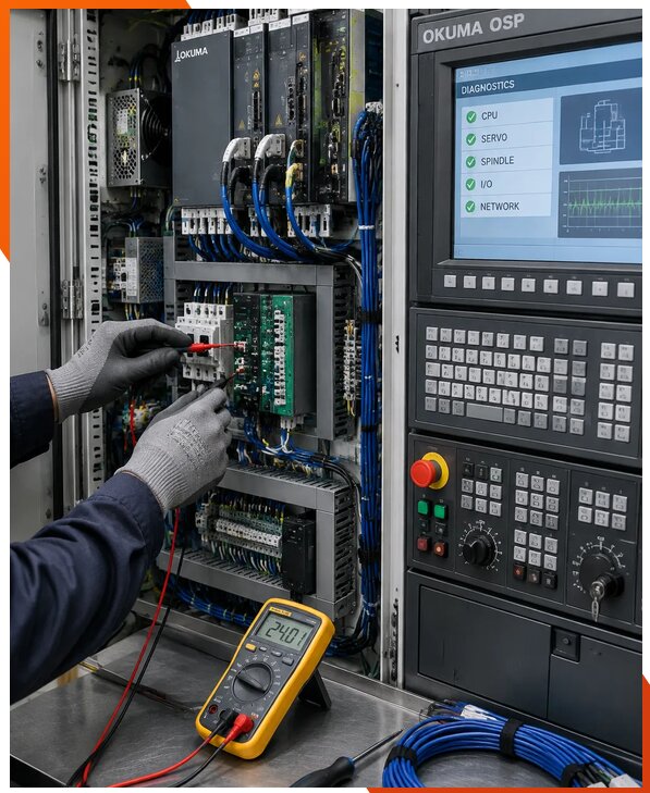 Ремонт систем ЧПУ Okuma OSP в Липецке